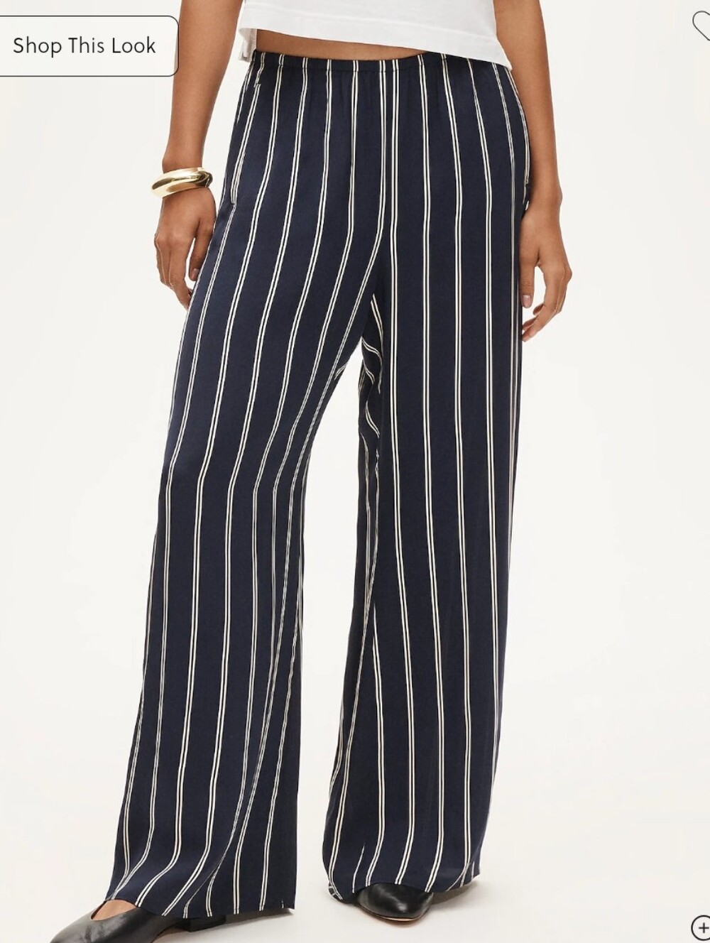 J Crew Petite Cosmo pant in stripe CP955 Size S NWT Navy White - Picture 2 of 9